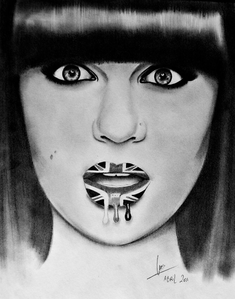 Jessie J Picture Drawing