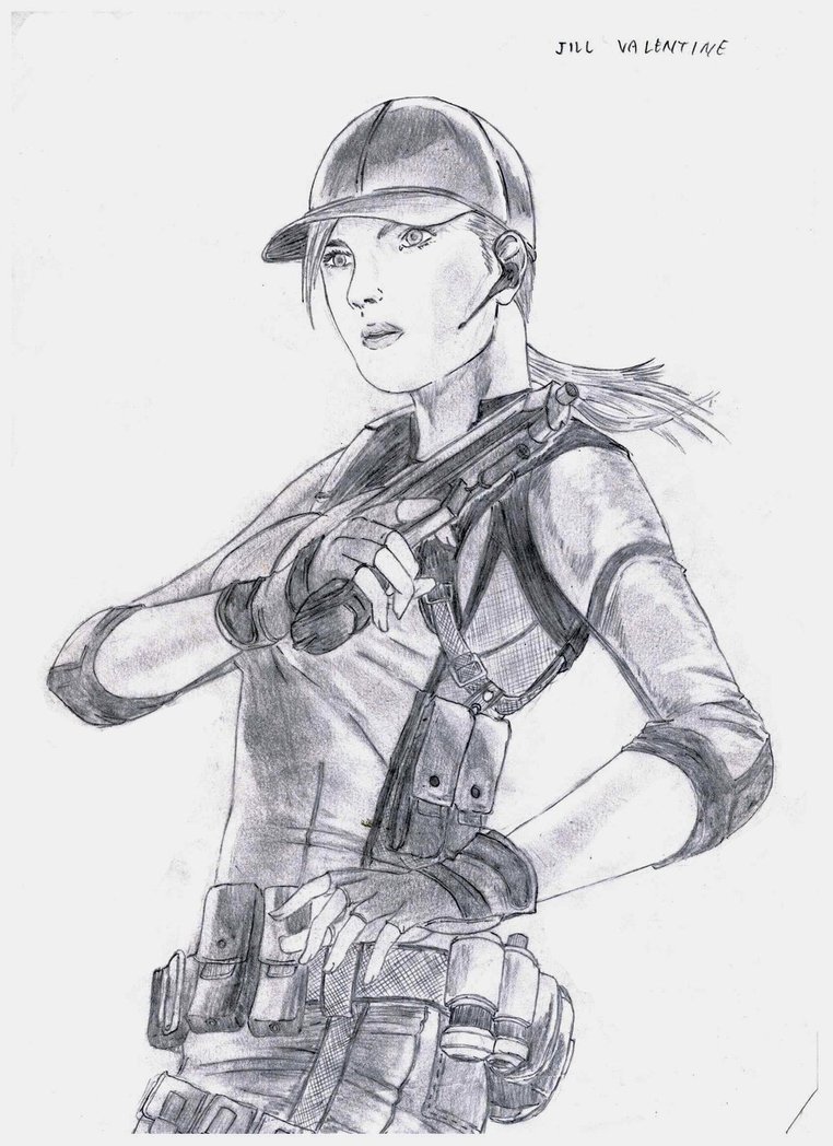 Jill Valentine Sketch