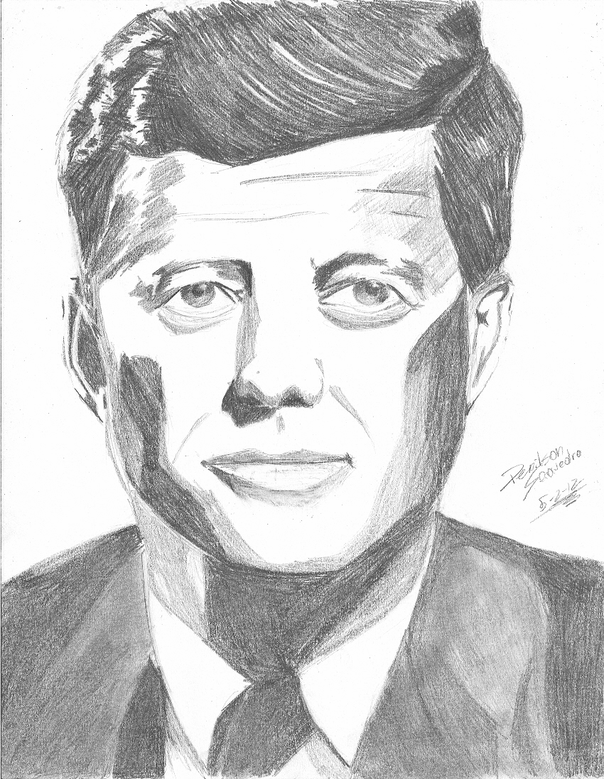John F Kennedy Best Drawing
