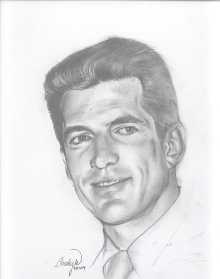 John F Kennedy Drawing Pic
