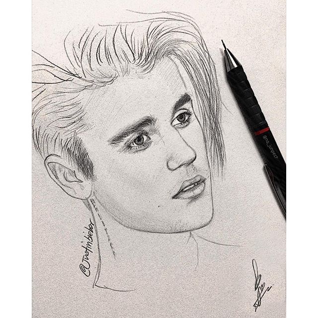 Justin Bieber Drawing 1