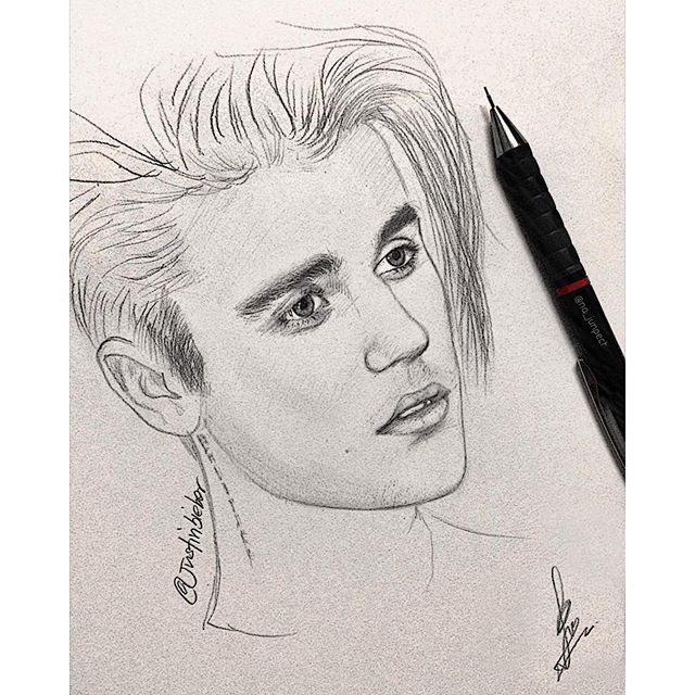 Justin Bieber Drawing