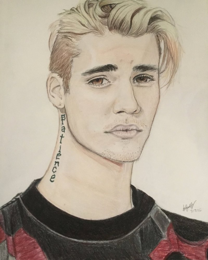 Justin Bieber Picture Drawing