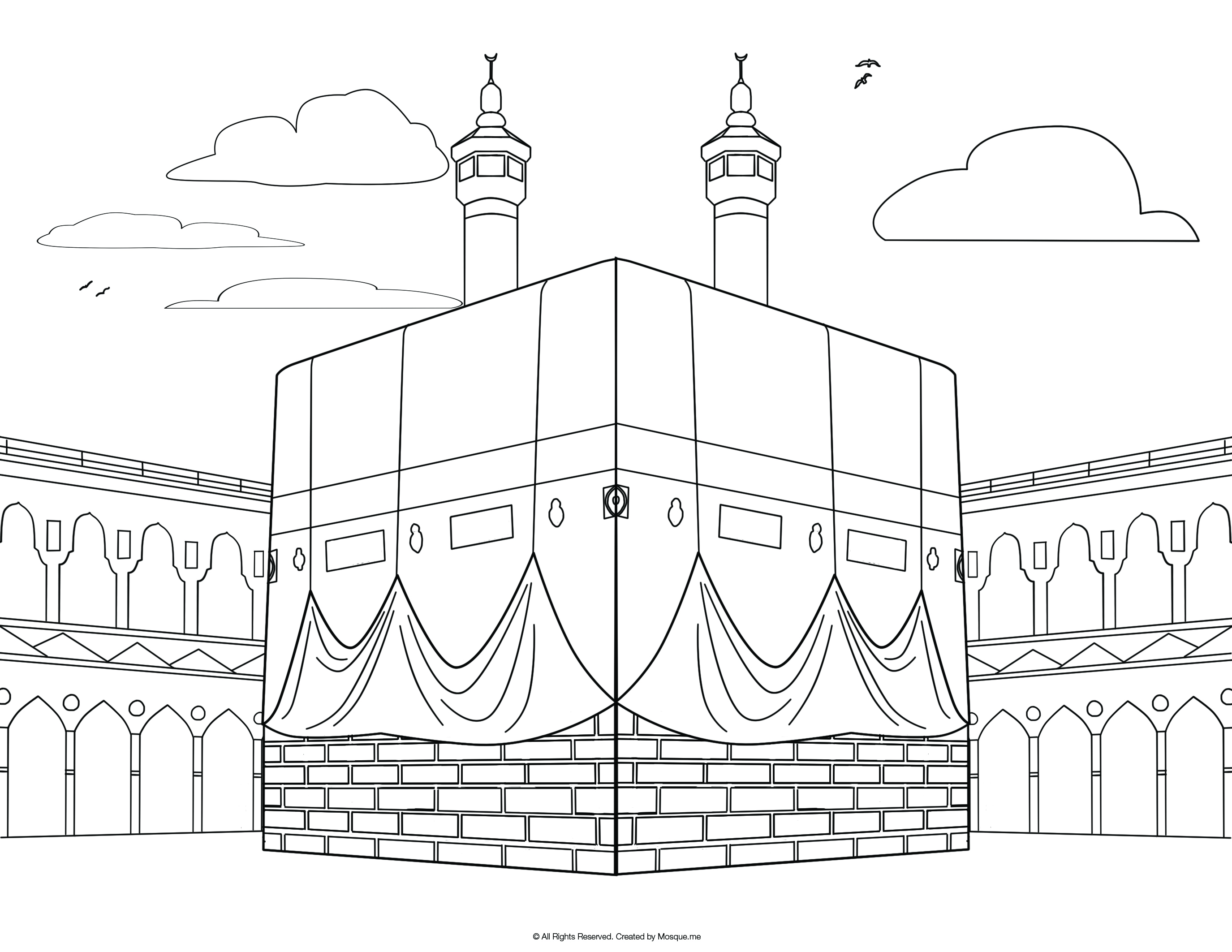 Kaaba Photo Drawing