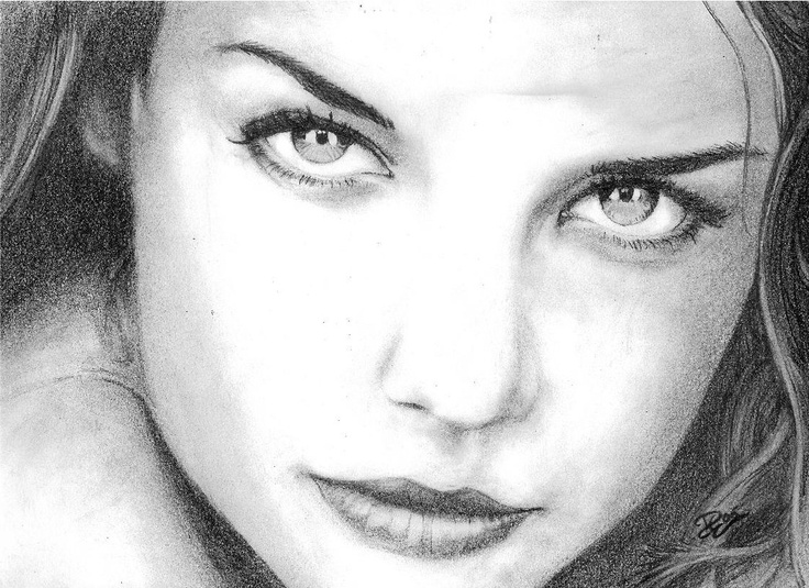 Katie Holmes Drawing Pic