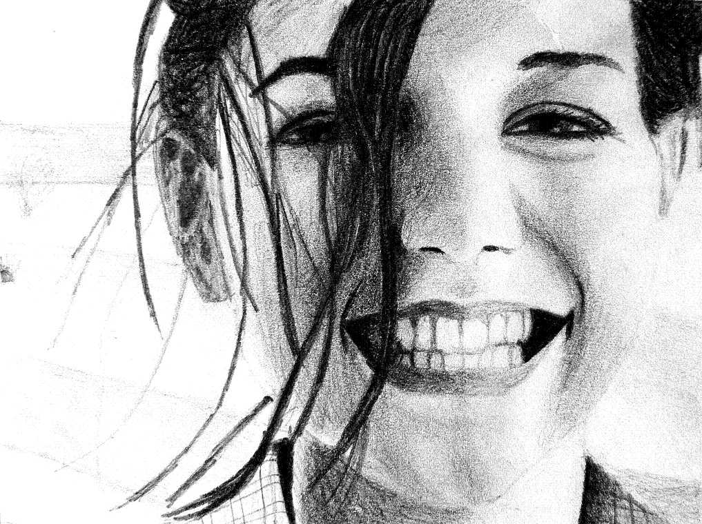 Katie Holmes Drawing Picture