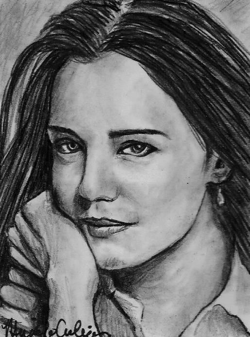 Katie Holmes Photo Drawing