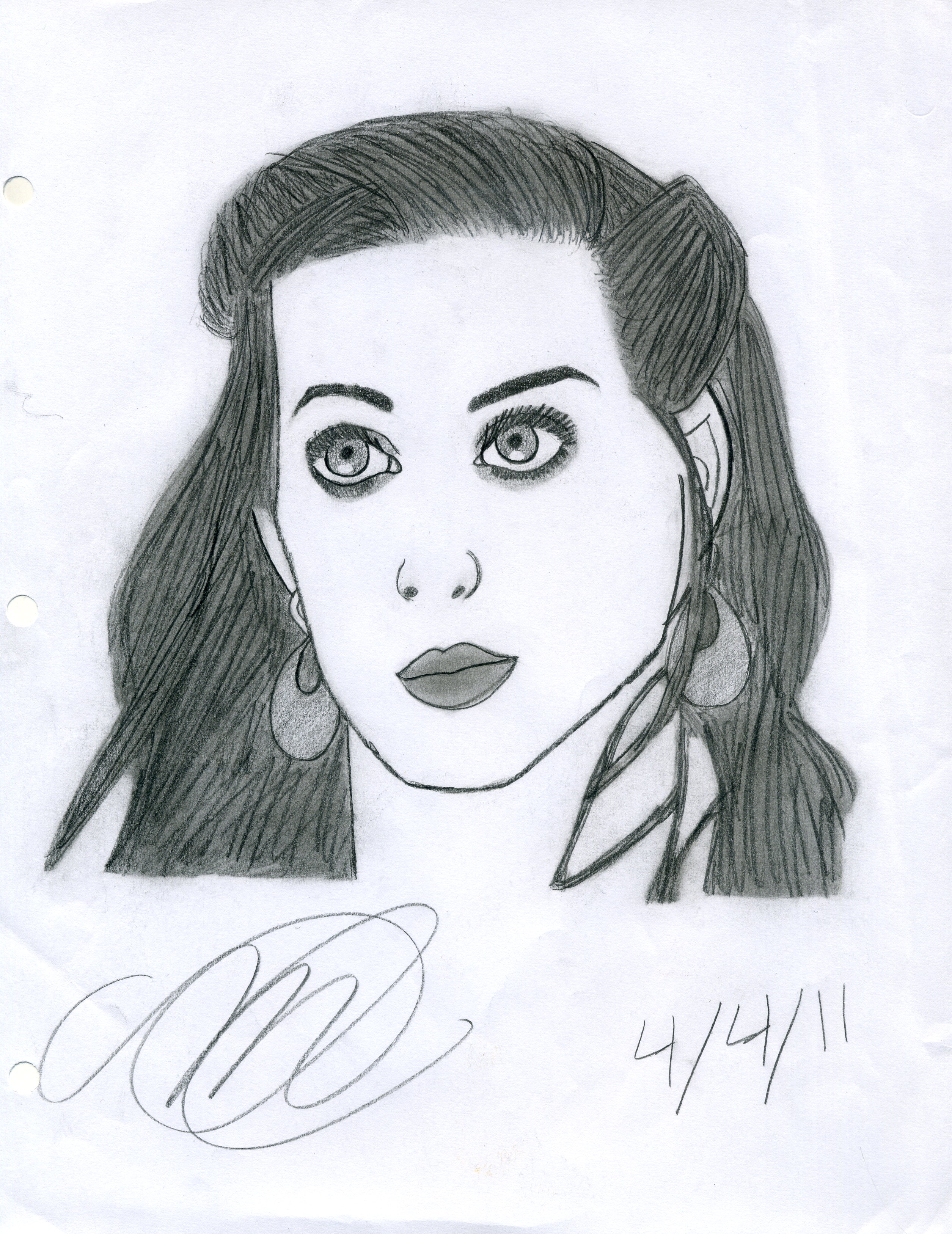 Katy Perry Amazing Drawing