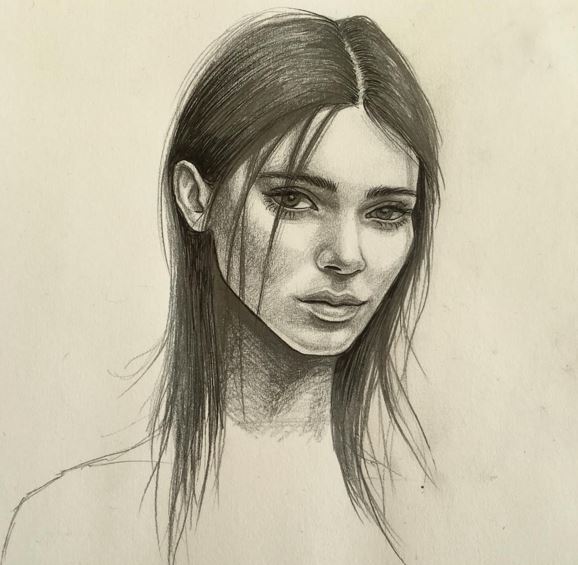 Kendall Jenner Drawing