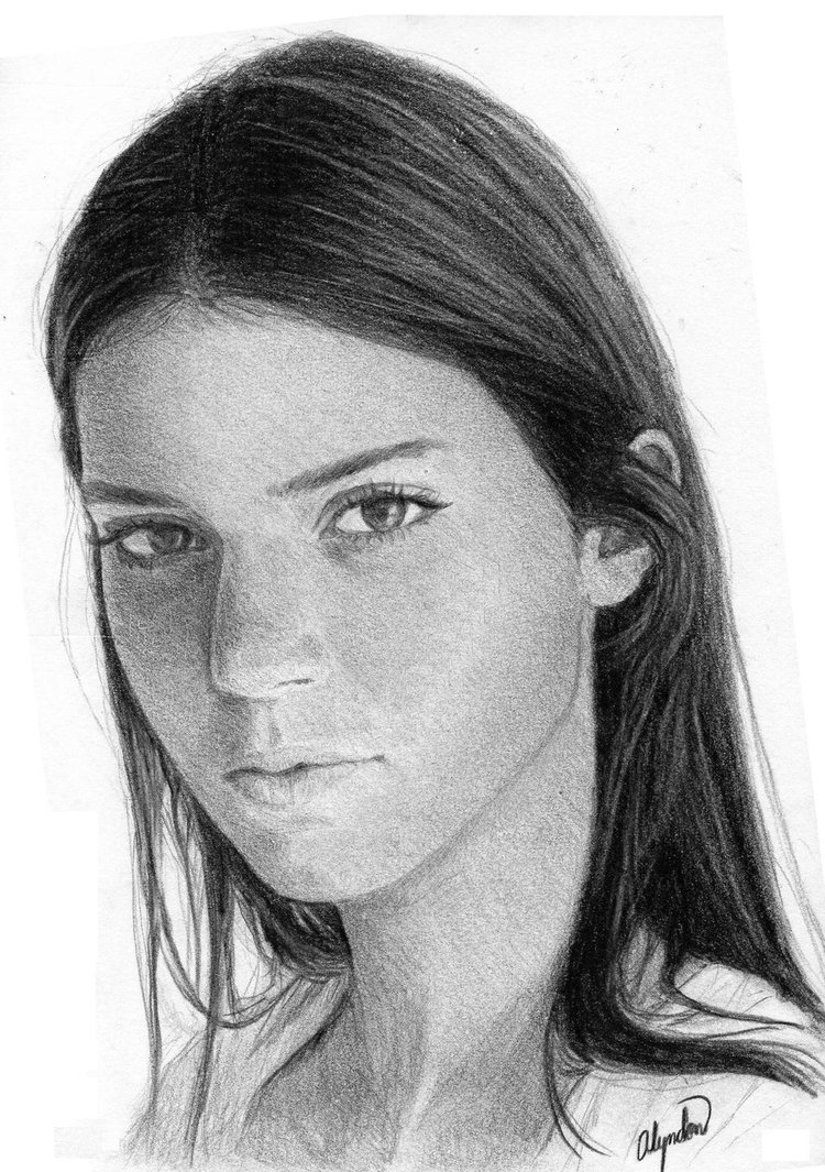 Kendall Jenner Realistic Drawing