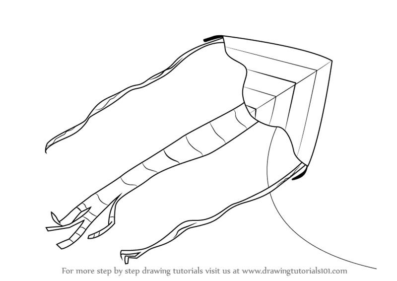 Kite Image Drawing
