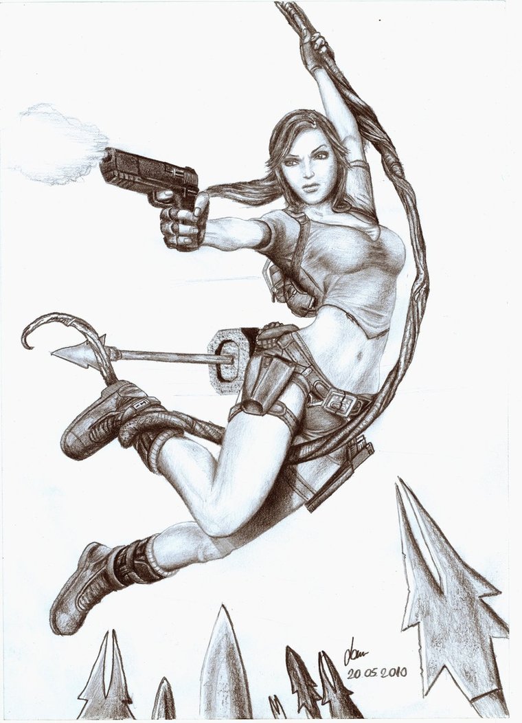 Lara Croft Best Art