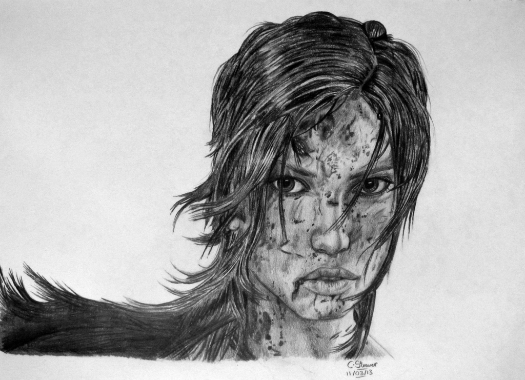 Lara Croft Pic Drawing