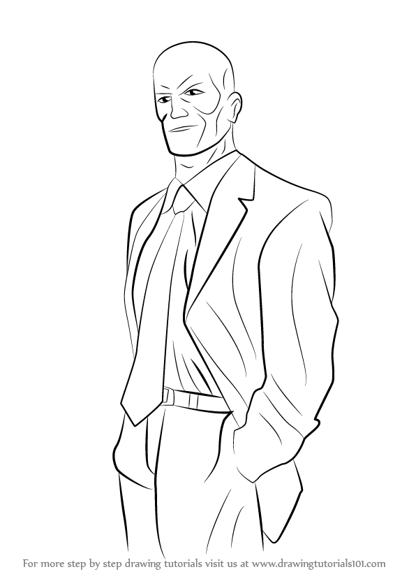 Lex Luthor Photo Drawing