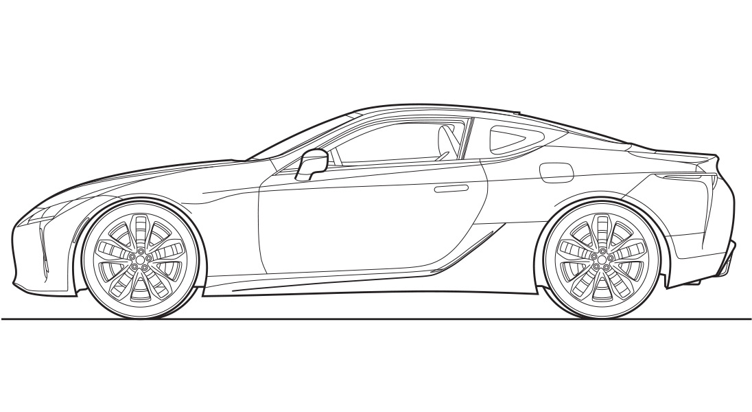 Lexus Drawing Pic