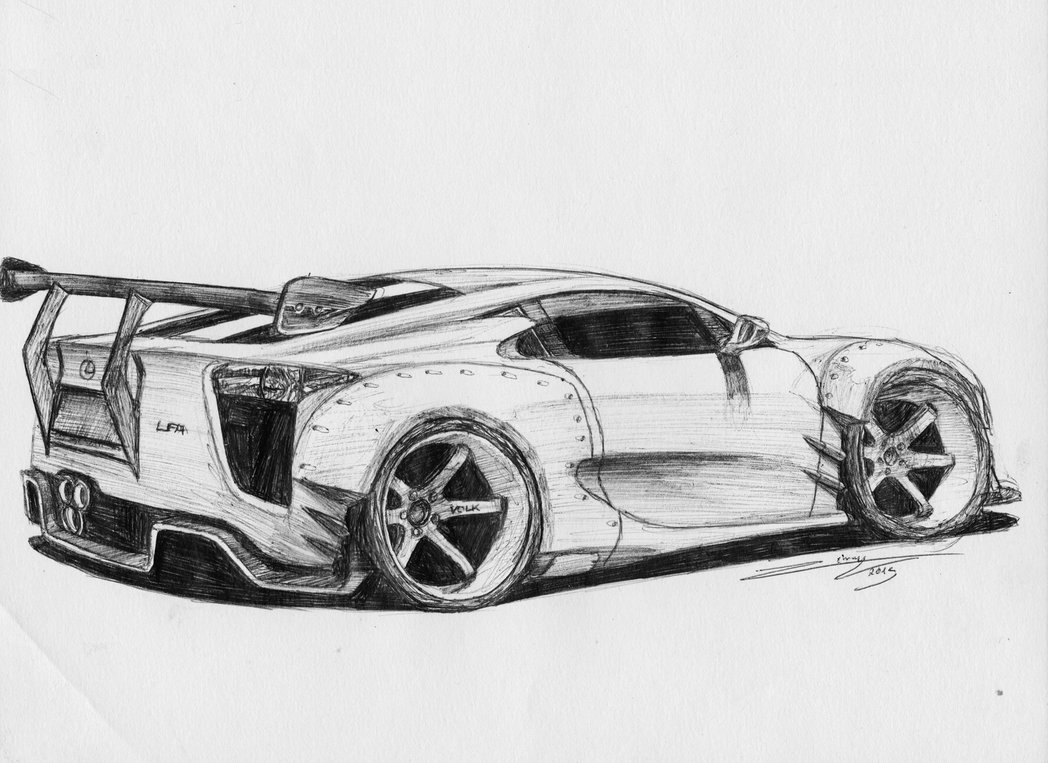 Lexus Pic Drawing