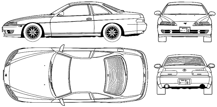 Lexus Realistic Drawing
