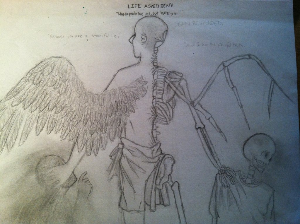Life And Death Drawing Picture