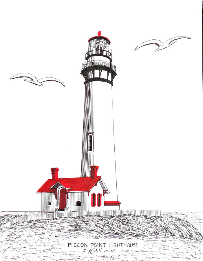 Lighthouse Beautiful Image Drawing