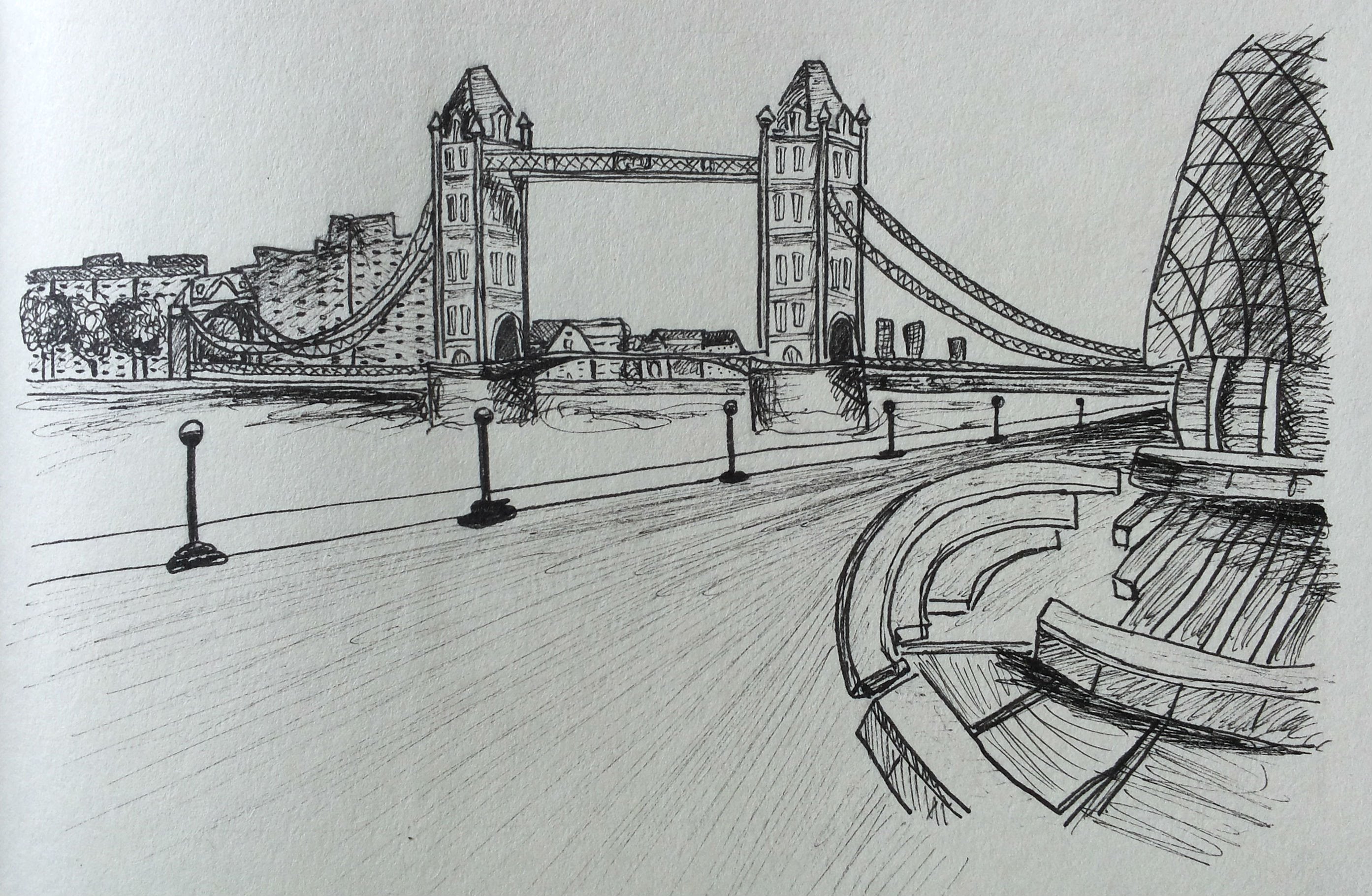 London Bridge Sketch