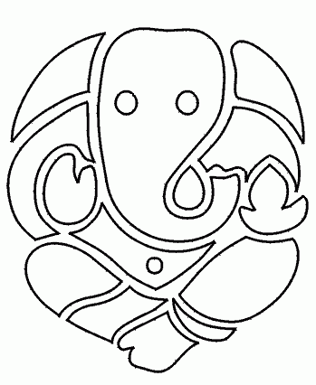 Lord Ganesh Photo Drawing
