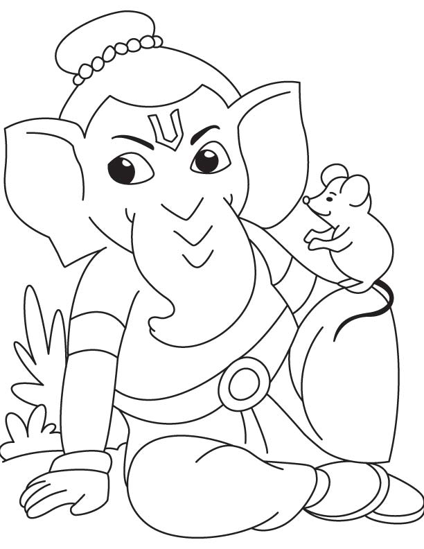 Lord Ganesh Realistic Drawing