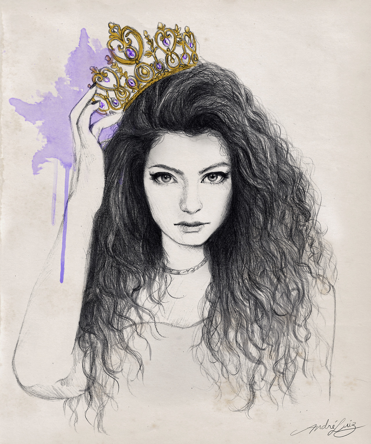 Lorde Drawing Picture