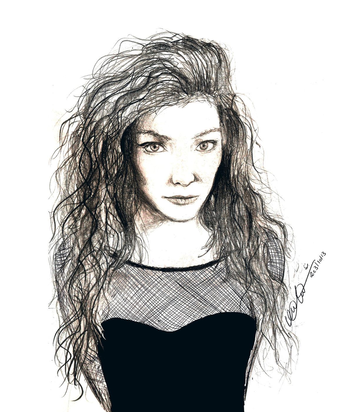 Lorde High-Quality Drawing