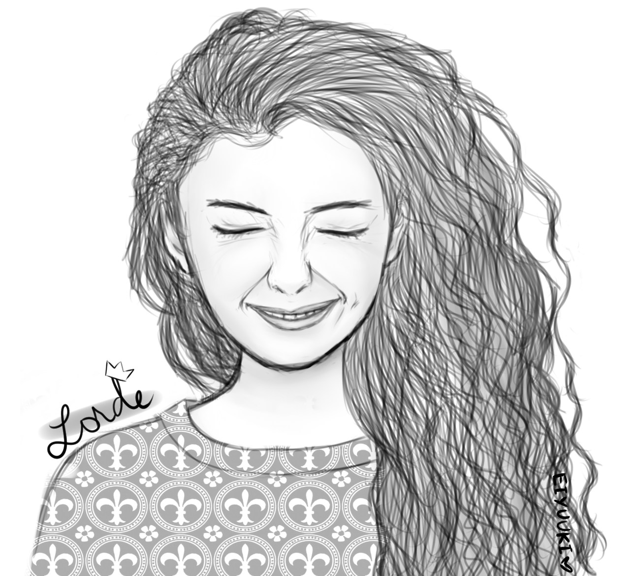 Lorde Image Drawing