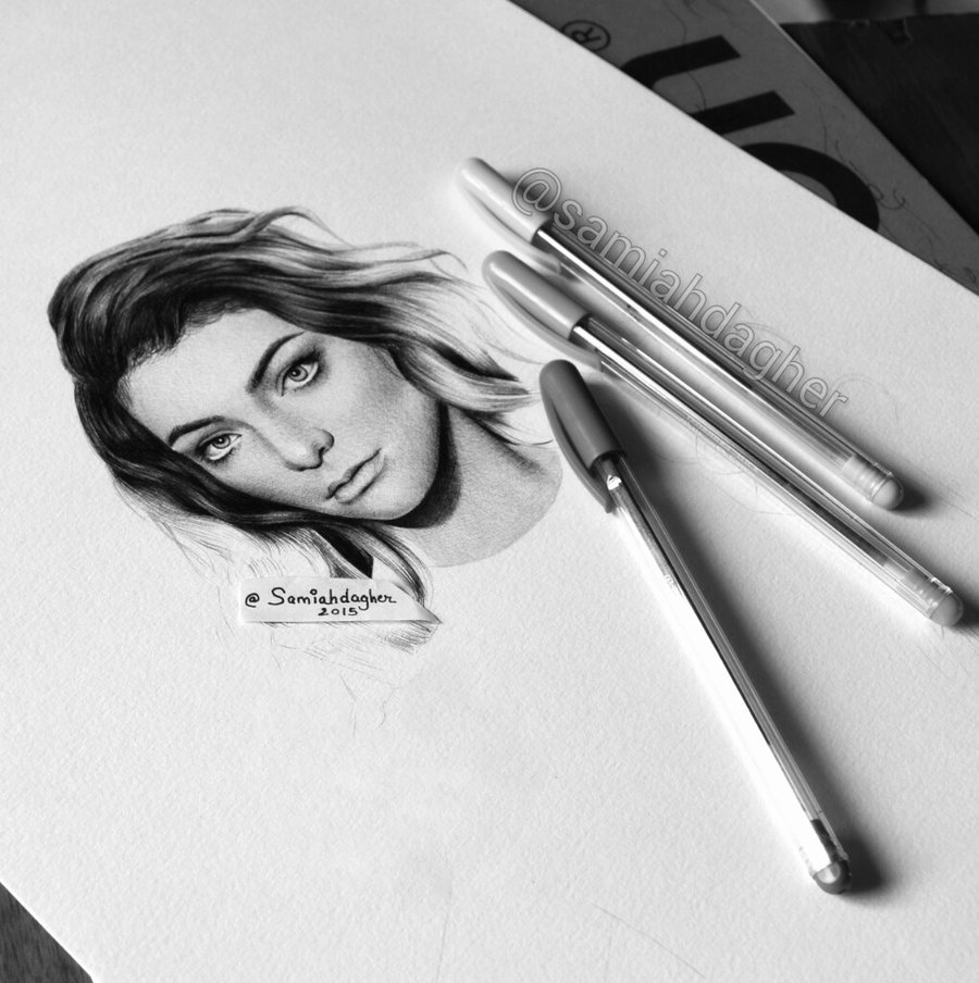 Lorde Pic Drawing