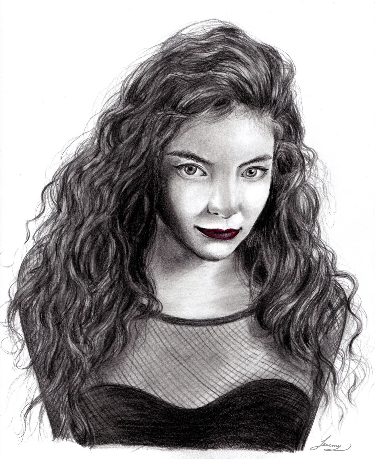 Lorde Picture Drawing