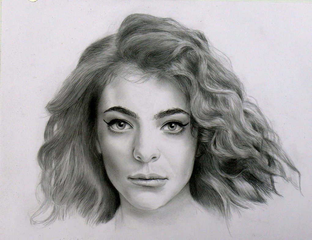 Lorde Realistic Drawing