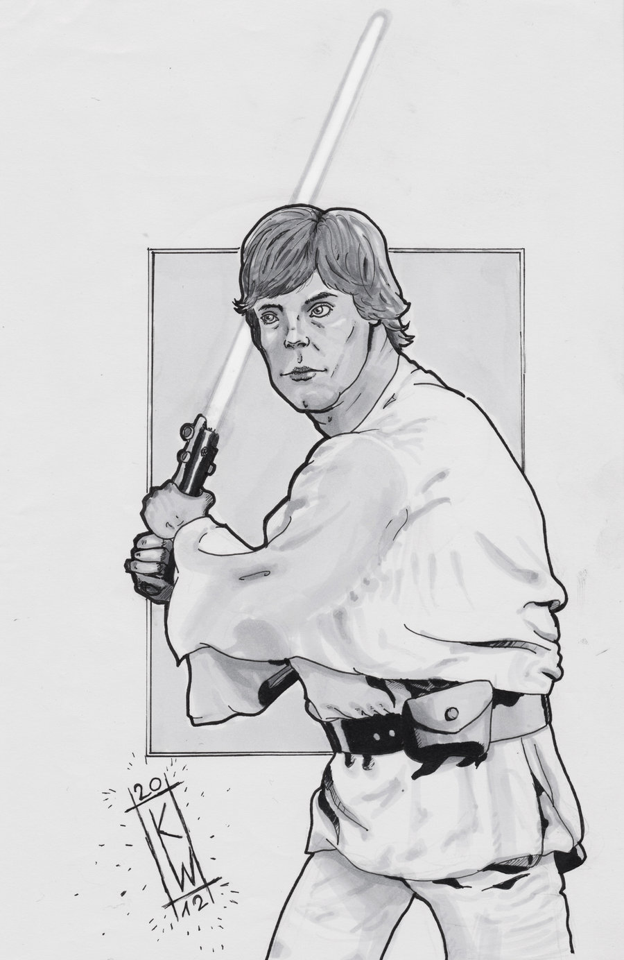 Luke Skywalker Art