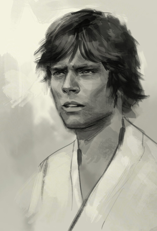 Luke Skywalker Drawing Pic