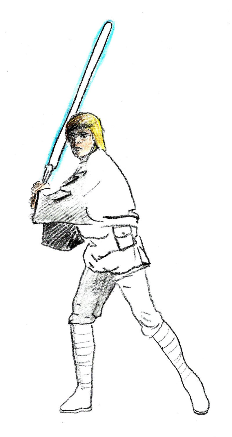 Luke Skywalker Image Drawing