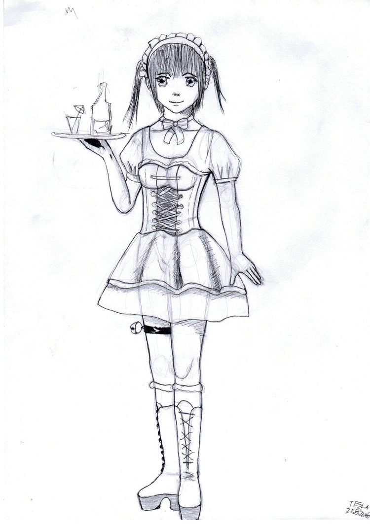 Maid Drawing Pic