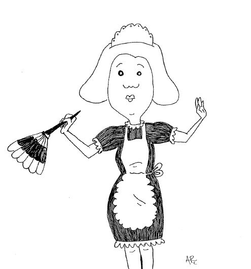 Maid Image Drawing