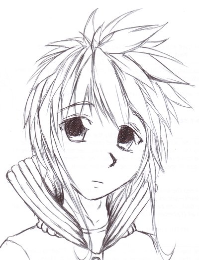 Manga Boy Image Drawing