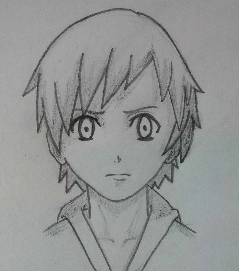 Manga Boy Realistic Drawing