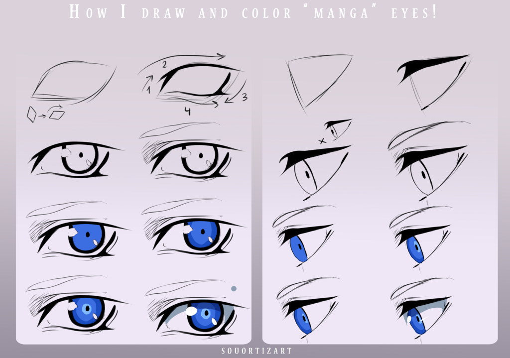 Manga Eyes Amazing Drawing