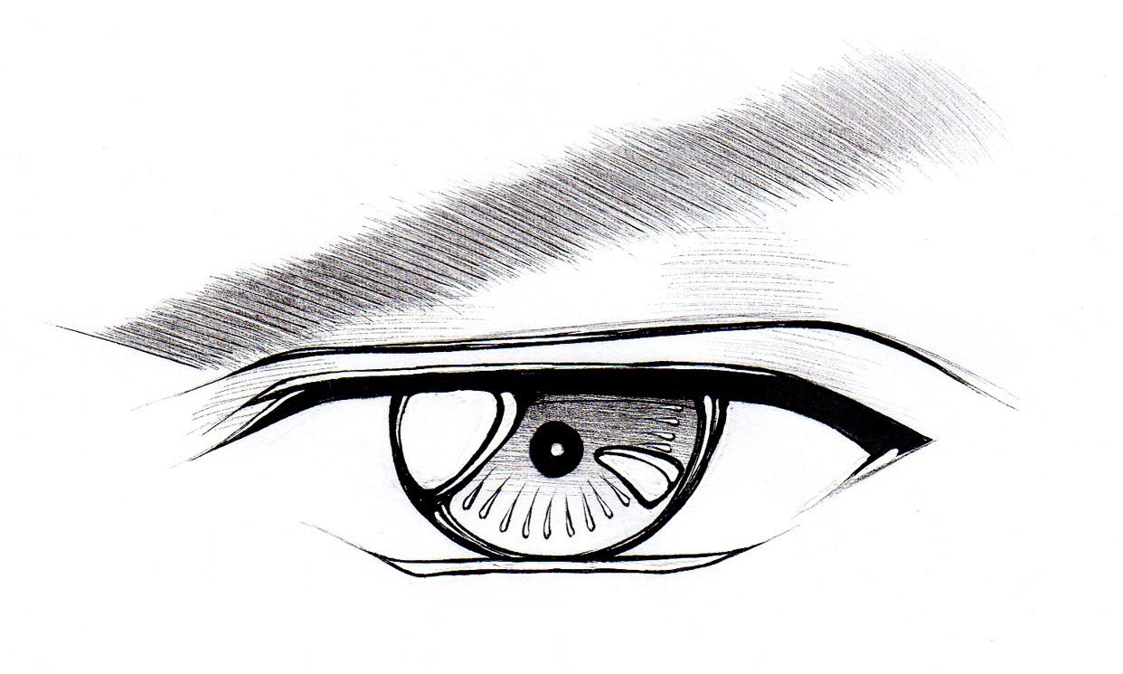 Manga Eyes Beautiful Image Drawing - Drawing Skill
