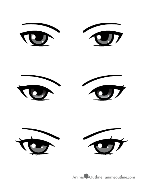 Manga Eyes Drawing Image
