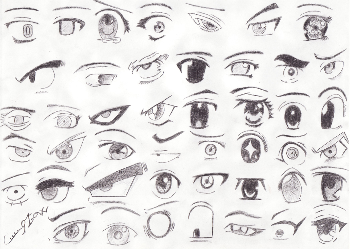 Manga Eyes Drawing