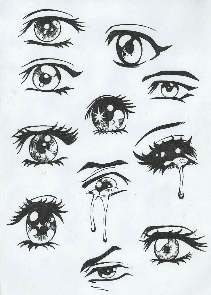 Manga Eyes Pic Drawing