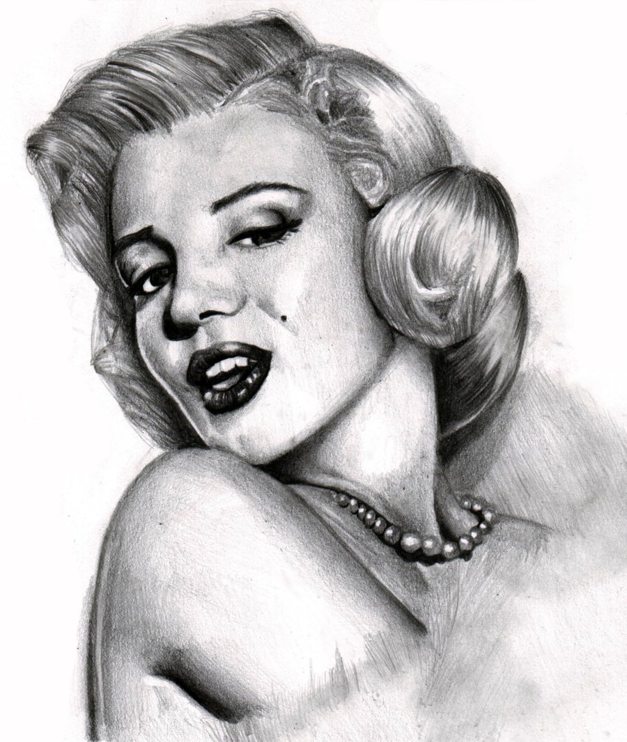 Marilyn Monroe Beautiful Image Drawing