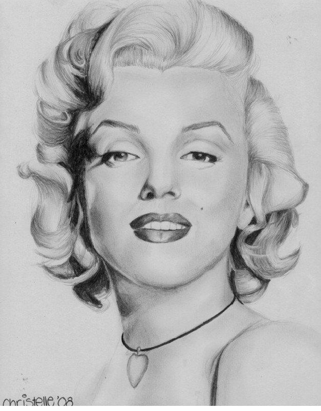 Marilyn Monroe Drawing Pic