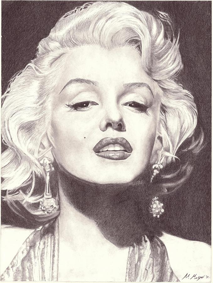 Marilyn Monroe High-Quality Drawing