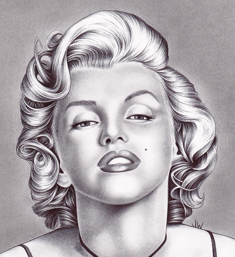 Marilyn Monroe Photo Drawing