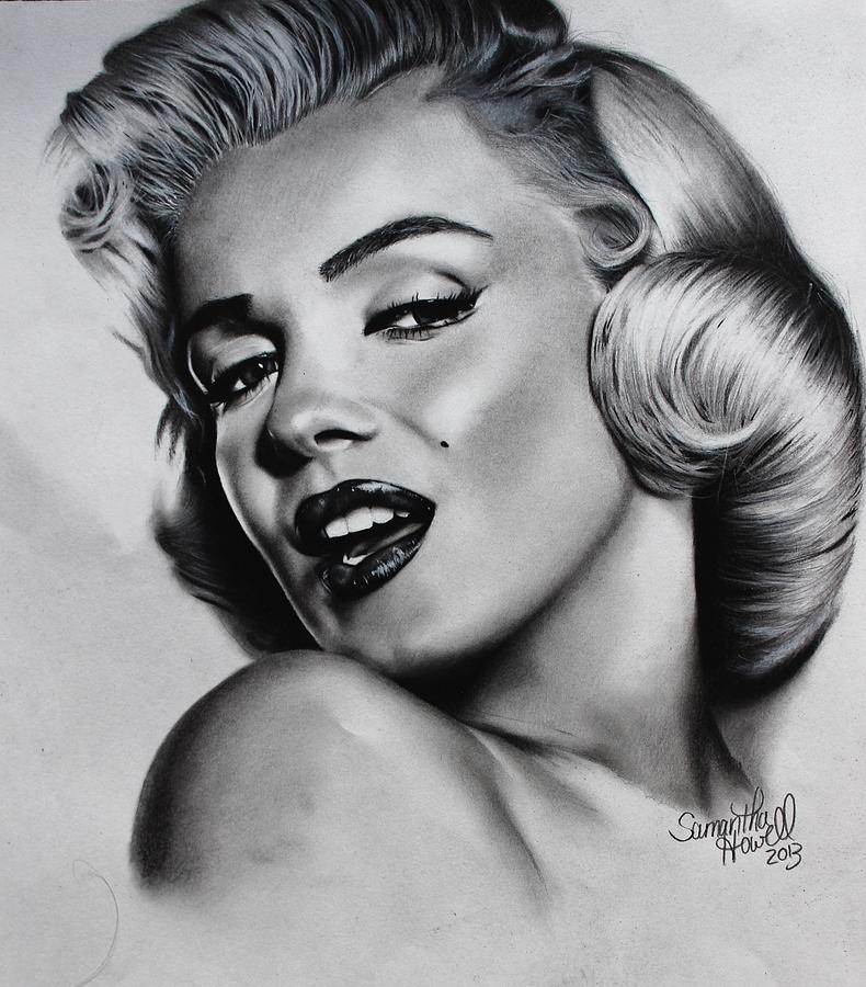 Marilyn Monroe Pic Drawing