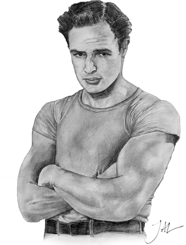 Marlon Brando Drawing